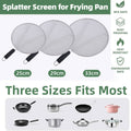 Stainless Steel Mesh Splatter Screen for Frying Pan - 29cm - view 2