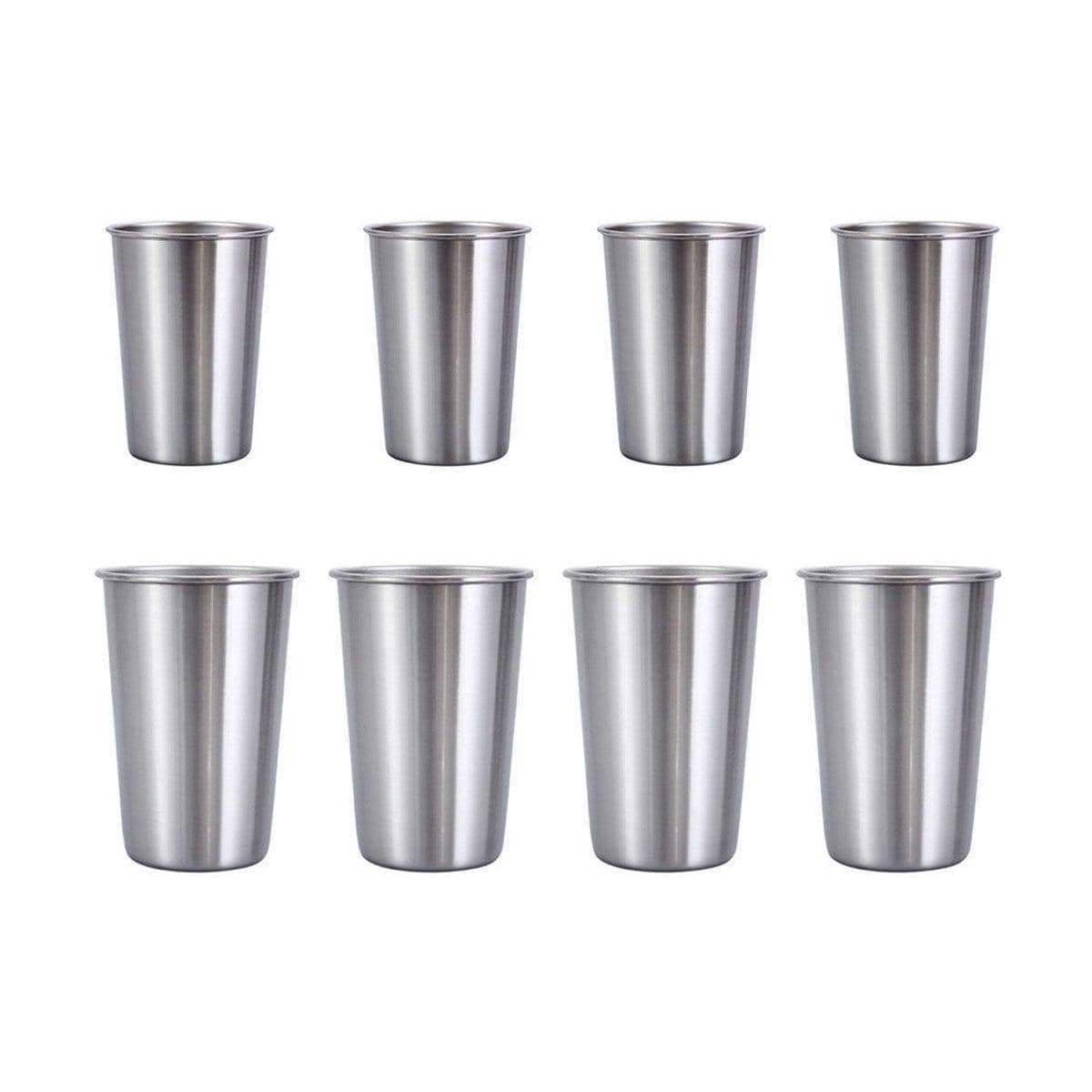 Stainless Steel Mug Set - 350 ml, 4 Piece - view 3