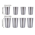 Stainless Steel Mug Set - 350 ml, 4 Piece - view 4