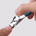 Stainless Steel Nail Clipper with Rubberised Grip - Yellow - view 5