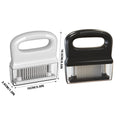 Stainless Steel Needle Meat Tenderiser with Safety Cover - Black - view 4