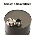 Stainless Steel Oil Drum Hip Flask, 750 ml Camping Flask - Black - view 5