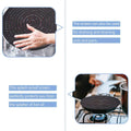Stainless Steel Oil Splash Guard Screen for Frying Pans, Black, 33 cm - view 5