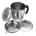 Stainless Steel Oil Strainer Pot with Fine Mesh Filter, 1.8 L Capacity - view 5
