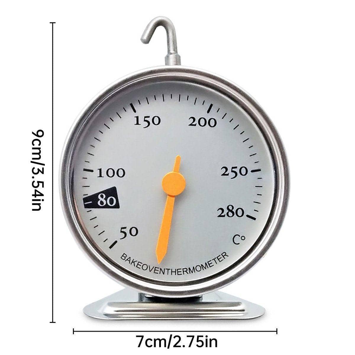Stainless Steel Oven Thermometer for Baking and Roasting, 50°C to 280°C - view 3