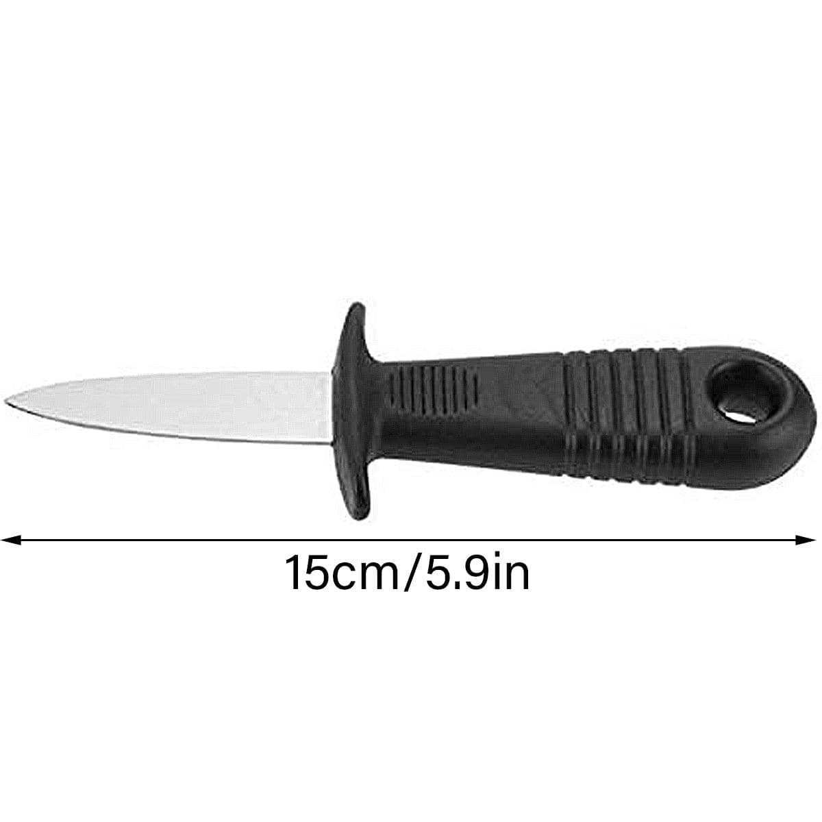 Stainless Steel Oyster Knife Set with Non-Slip Handle, Pack of 6 - view 3