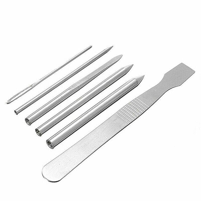 Stainless Steel Paracord Fid and Stitching Tool Set - 6 Pieces
