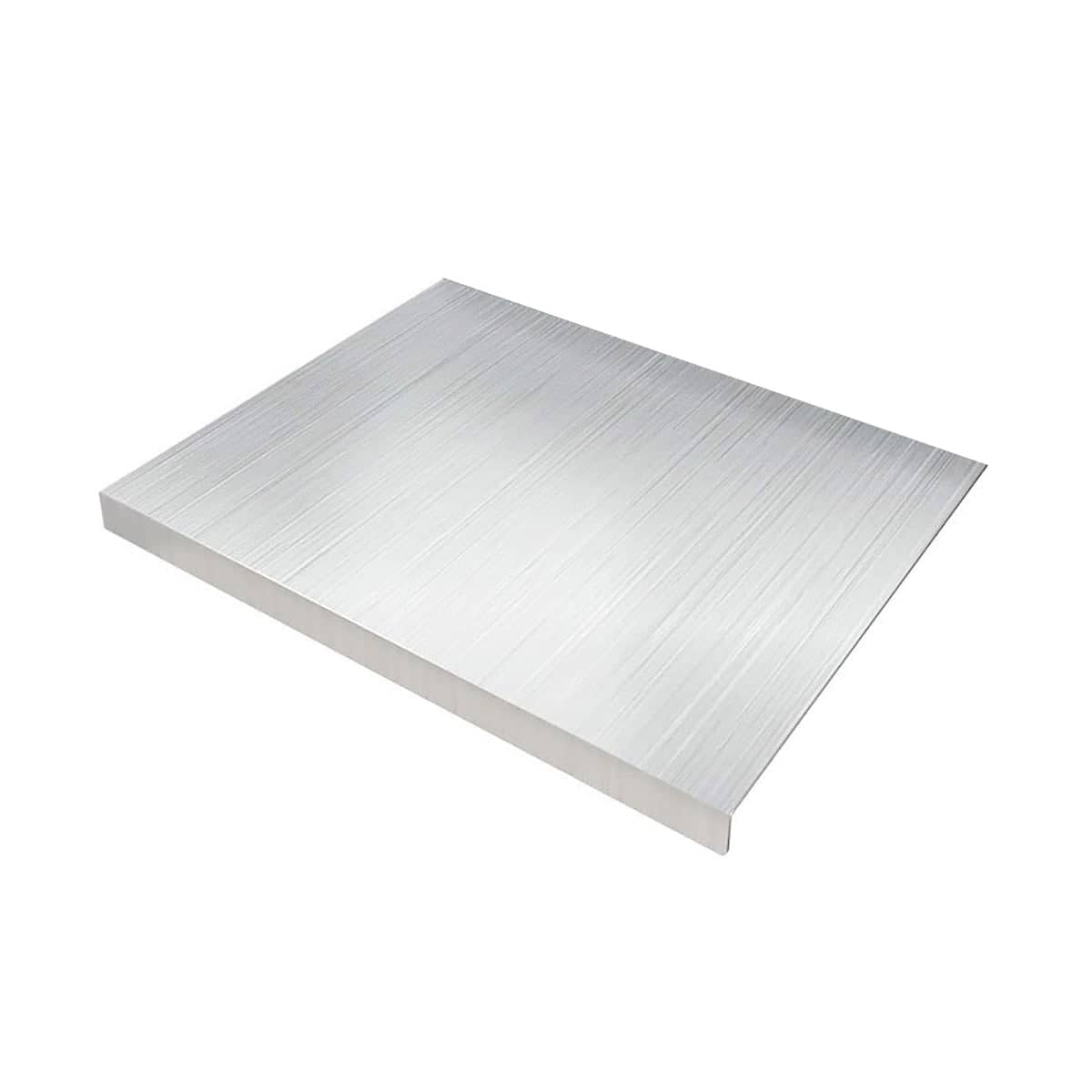 Stainless Steel Pastry Board - 50 x 70cm, Counter Hook Lip