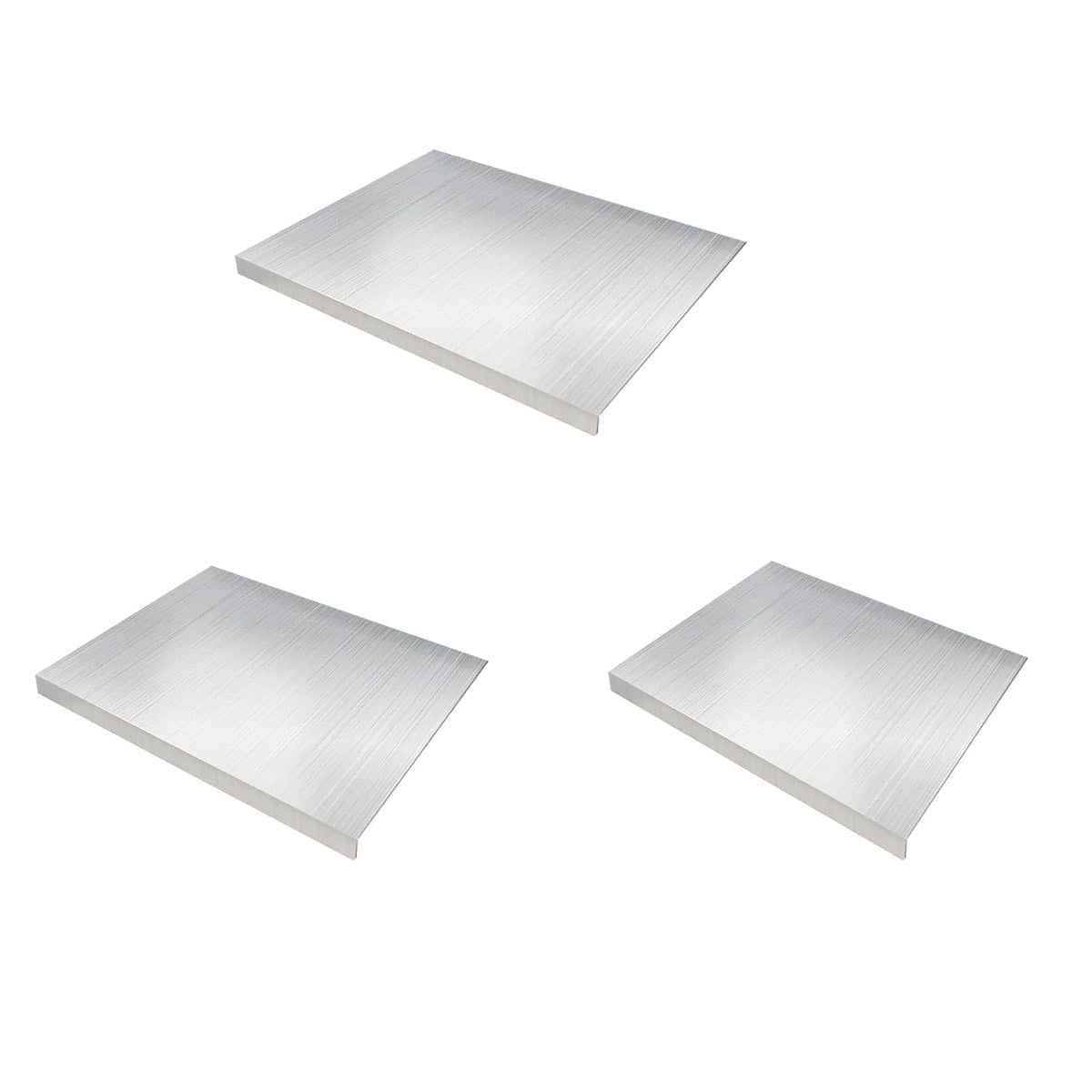 Stainless Steel Pastry Board - 50 x 70cm, Counter Hook Lip - view 3