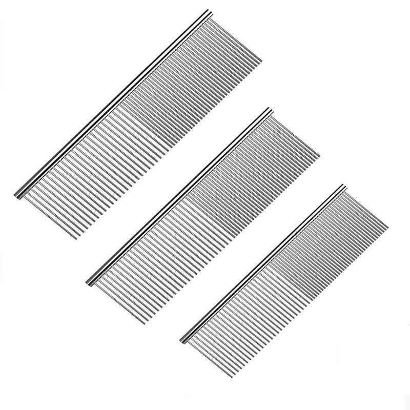 Stainless Steel Pet Grooming Comb - Extra Large (19 x 5.5 cm) - view 3