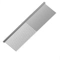 Stainless Steel Pet Grooming Comb - Large (19 x 4 cm)