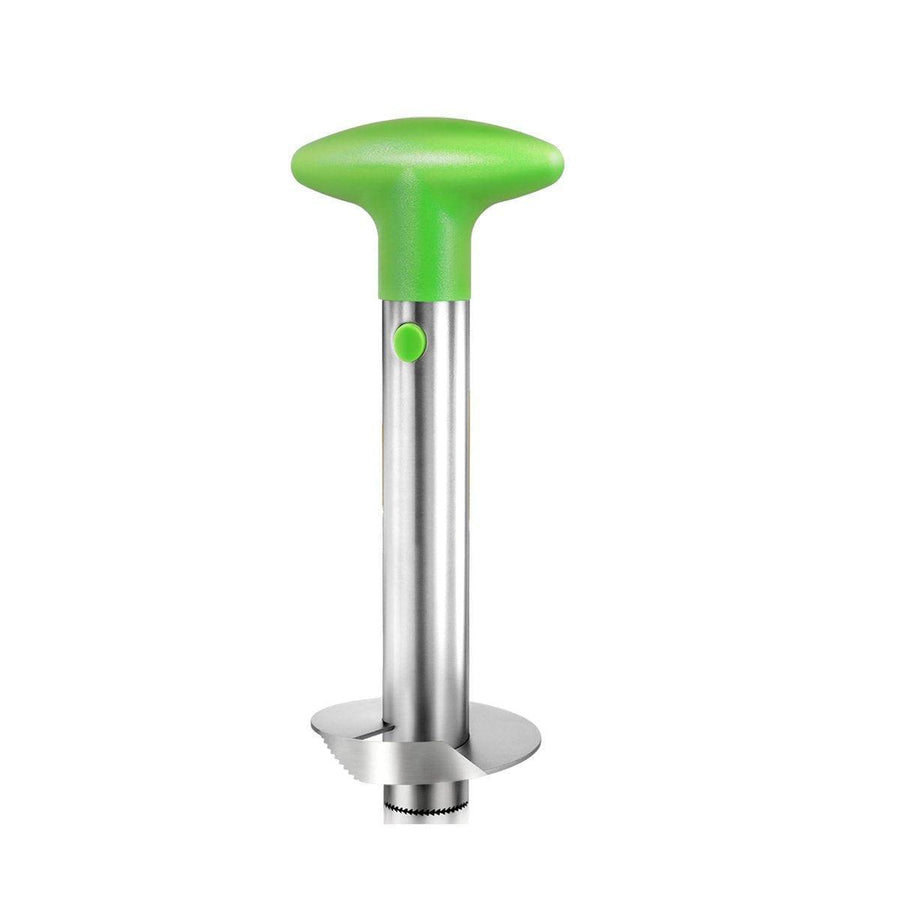 Stainless Steel Pineapple Corer and Slicer - Lime Green
