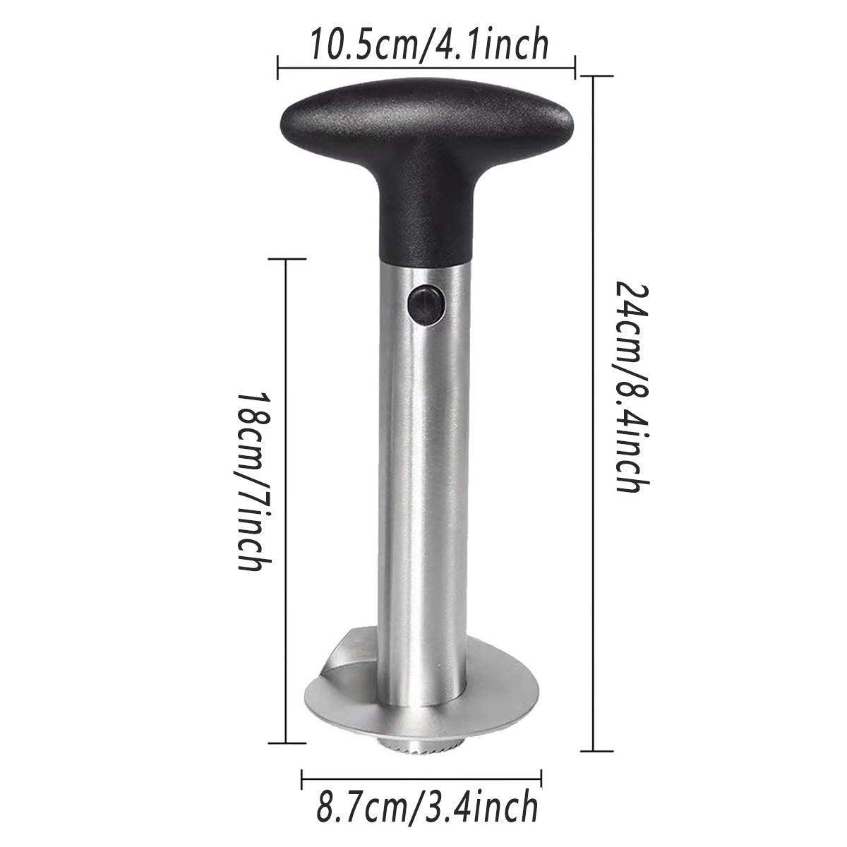 Stainless Steel Pineapple Corer and Slicer - Lime Green - view 4