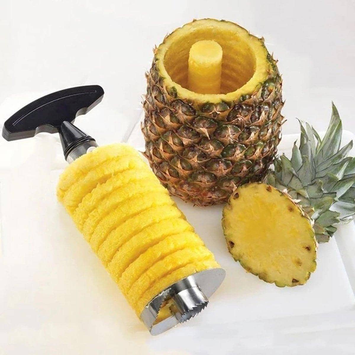 Stainless Steel Pineapple Corer and Slicer - Turquoise - view 5