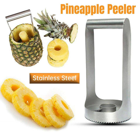 Stainless Steel Pineapple Peeler and Corer for Easy Slicing