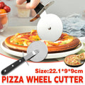 Stainless Steel Pizza Wheel Cutter with Finger Guard