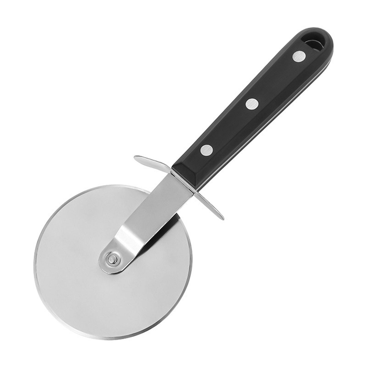 Stainless Steel Pizza Wheel Cutter with Finger Guard - view 2
