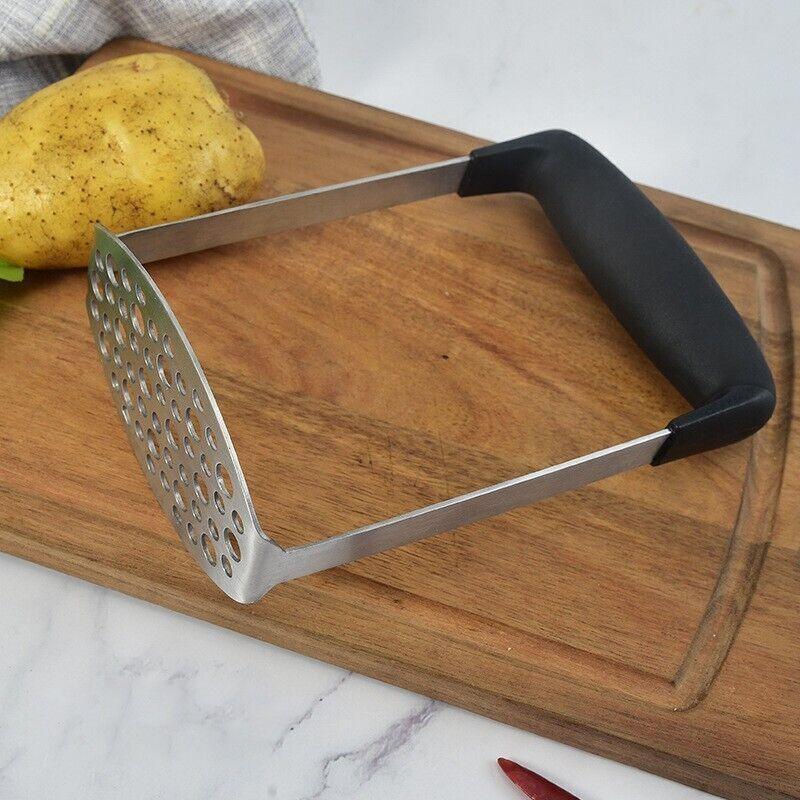 Stainless Steel Potato Masher with Wide Mesh Head and Comfort Handle - view 3