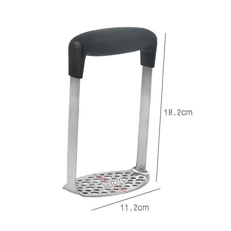 Stainless Steel Potato Masher with Wide Mesh Head and Comfort Handle - view 4