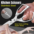 Stainless Steel Poultry Bone Scissors, Heavy Duty Kitchen Shears