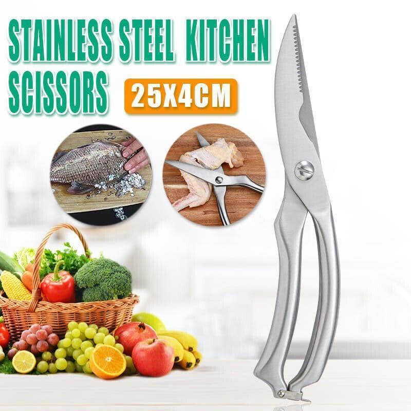 Stainless Steel Poultry Kitchen Shears for Chicken, Fish and Bone