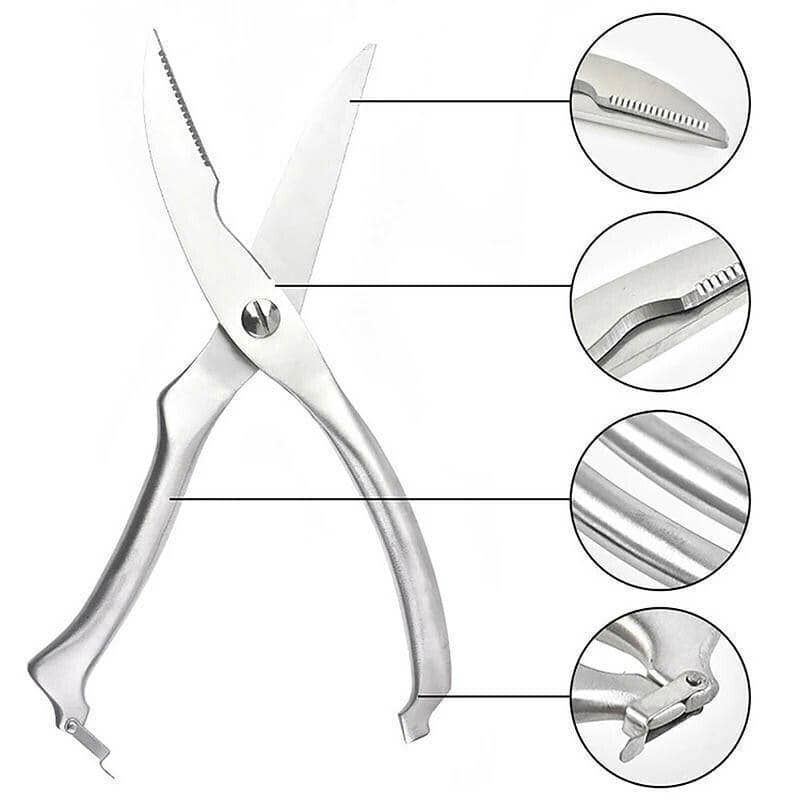 Stainless Steel Poultry Kitchen Shears for Chicken, Fish and Bone - view 3