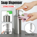 Stainless Steel Press Type Oil Sprayer and Soap Dispenser - 220 ml - view 2