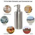 Stainless Steel Press Type Oil Sprayer and Soap Dispenser - 220 ml - view 5