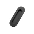 Stainless Steel Recessed Cabinet Handle for Drawers and Doors - Black, Round Style