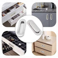 Stainless Steel Recessed Cabinet Handle for Drawers and Doors - Black, Round Style - view 5