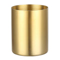 Stainless Steel Round Pen Holder Desk Organiser for Office - view 2