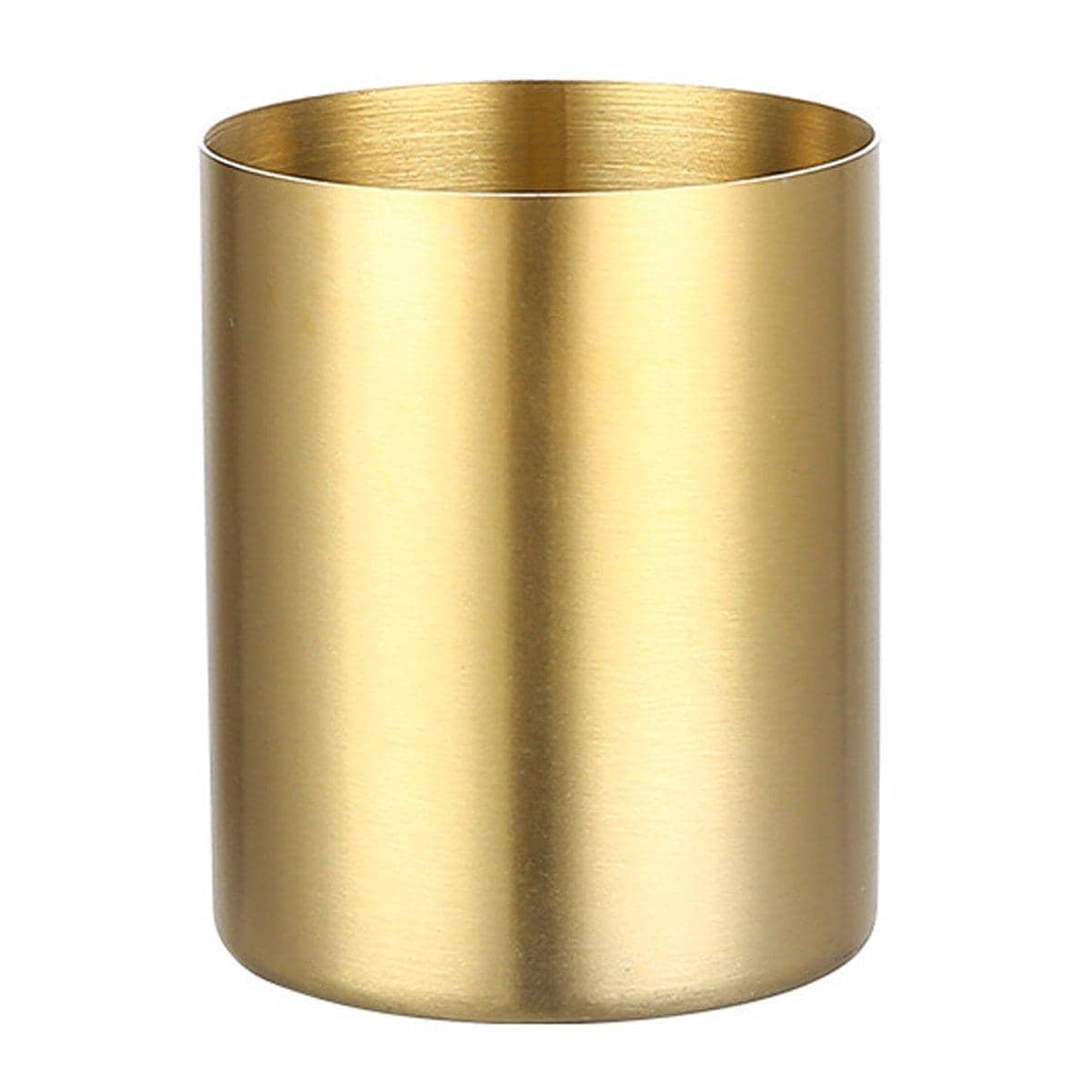 Stainless Steel Round Pen Holder Desk Organiser for Office - view 2