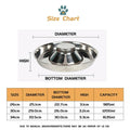 Stainless Steel Slow Feeder Pet Bowl - Medium (30 cm) - view 4