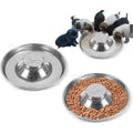Stainless Steel Slow Feeder Pet Food Bowl for Dogs and Cats, Pack of 2 - view 2