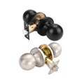 Stainless Steel Spherical Door Knob, Keyless Passage - Silver - view 3