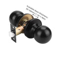 Stainless Steel Spherical Door Knob, Keyless Passage - Silver - view 4