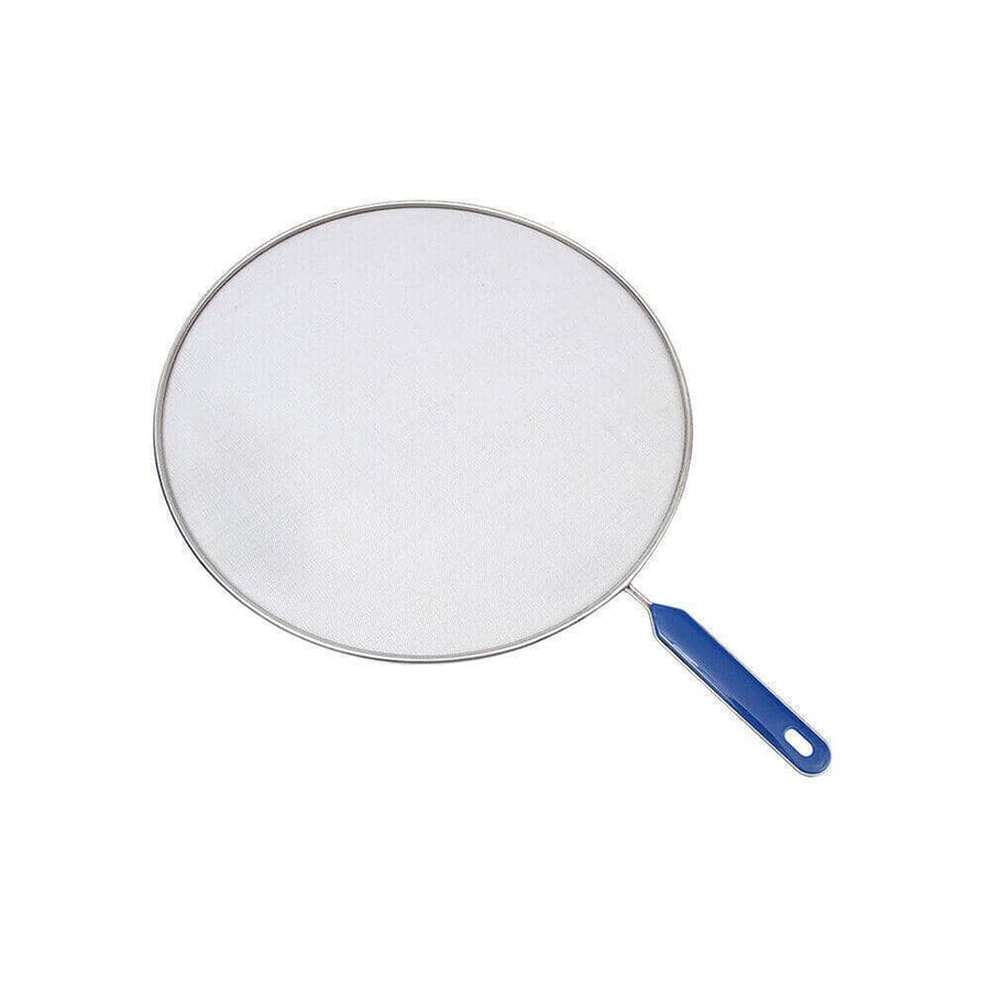 Stainless Steel Splatter Guard Oil Net Pan Splash Cover - 21 cm
