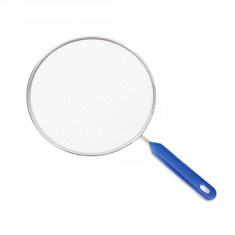Stainless Steel Splatter Guard Oil Net Pan Splash Cover - 25 cm