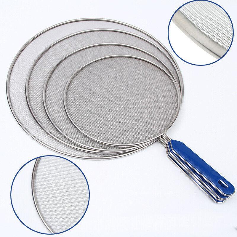 Stainless Steel Splatter Guard Oil Net Pan Splash Cover - 25 cm - view 4