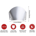 Stainless Steel Stand Mixer Pouring Shield with Wide Chute - Silver - view 3