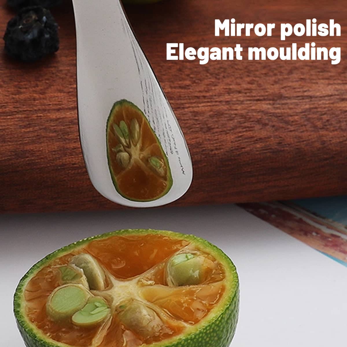 Stainless Steel Stirring Spoons 304 Pack of 16 - Small (165mm) - view 5