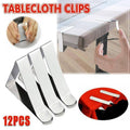 Stainless Steel Tablecloth Clips for Picnic and Party Tables, Pack of 12