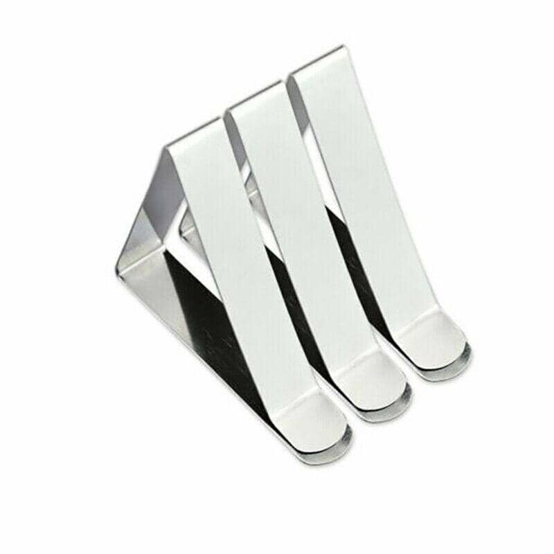 Stainless Steel Tablecloth Clips for Picnic and Party Tables, Pack of 12 - view 2