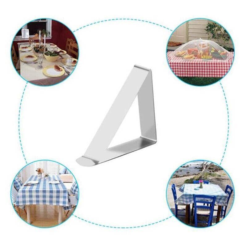 Stainless Steel Tablecloth Clips for Picnic and Party Tables, Pack of 12 - view 3