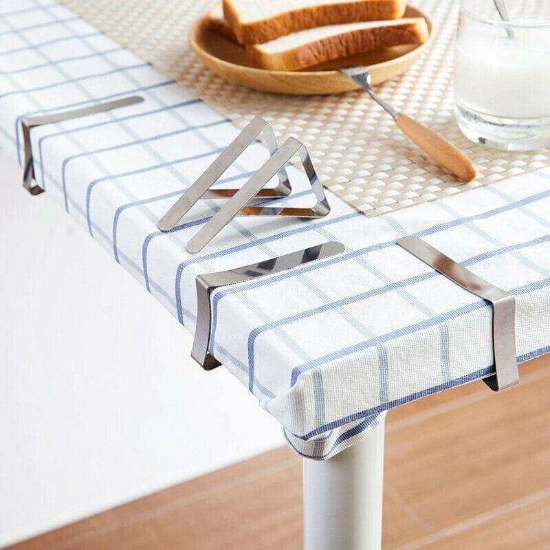 Stainless Steel Tablecloth Clips for Picnic and Party Tables, Pack of 12 - view 4