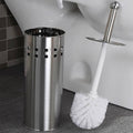 Stainless Steel Toilet Brush Set with Long Handle and Holder, Pack of 2 - view 4