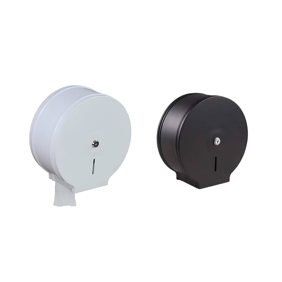 Stainless Steel Toilet Paper Roll Box with Window, Hotel Restroom - Black - view 3