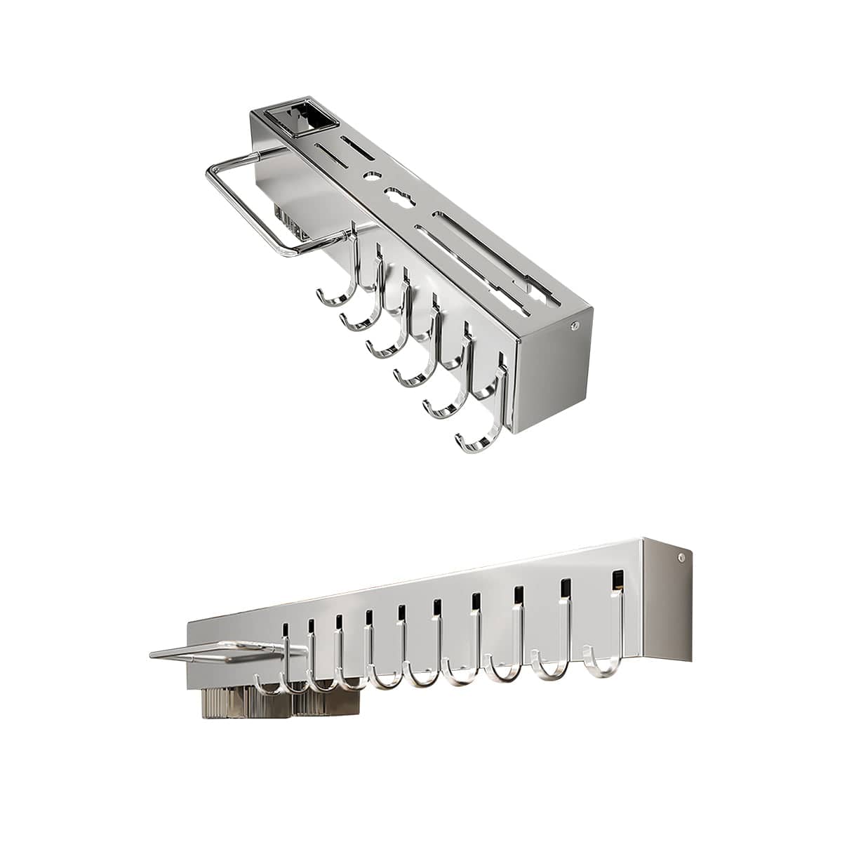Stainless Steel Wall Mounted Kitchen Knife Rack, Utensil Storage - 60 cm - view 3