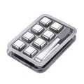 Stainless Steel Whisky Stones, Set of 8 with Tongs and Case - view 2