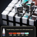 Stainless Steel Whisky Stones, Set of 8 with Tongs and Case - view 4